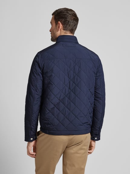 GANT Jacke mit Label-Details Modell 'QUILTED' Marine 5