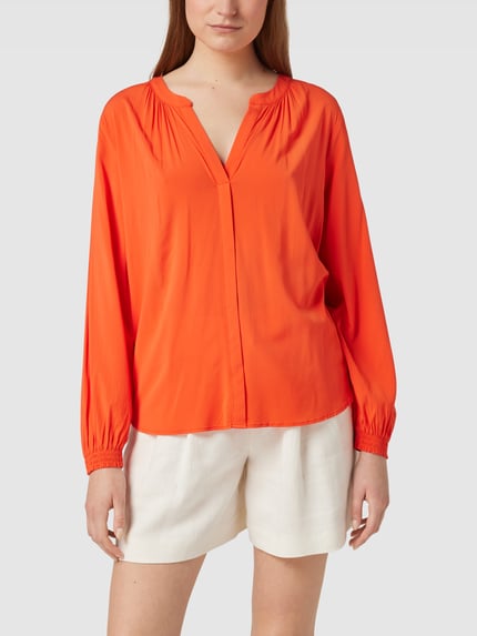 Tom Tailor Blouse met V-hals Oranje - 4