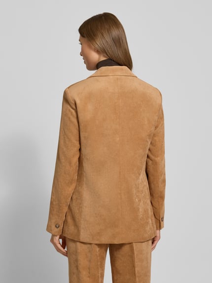 COMMA Blazer met reverskraag Camel - 5