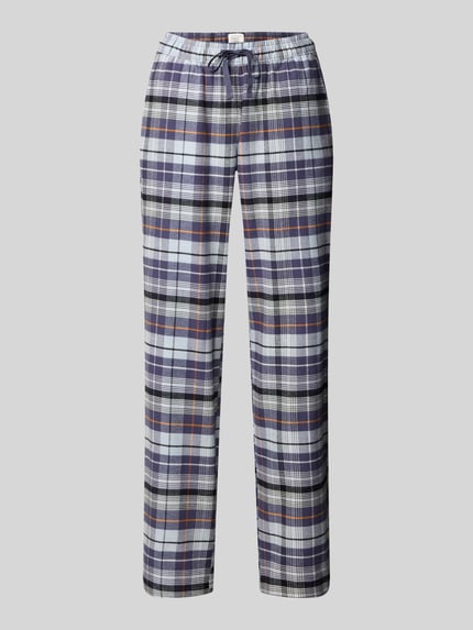 SCHIESSER Stoffhose mit elastischem Bund Blau 1