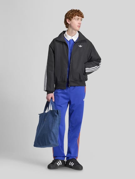 adidas Originals Regular Fit Bomberjacke mit Stehkragen Modell 'FIREBIRD' Black 1
