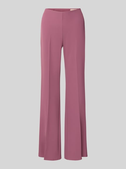 Flared Fit Hose mit Bundfalten Shop The Look MANNEQUINE