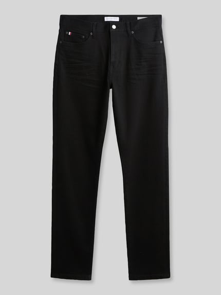 Tommy Hilfiger Slim Fit Jeans aus Baumwoll-Mix Modell 'BLEECKER' Black 2