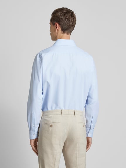 OLYMP Modern fit zakelijk overhemd met kentkraag Bleu - 5
