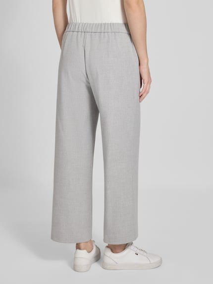 TONI Stoffen broek met verkorte pasvorm, model 'SUE' Lichtgrijs gemêleerd - 5