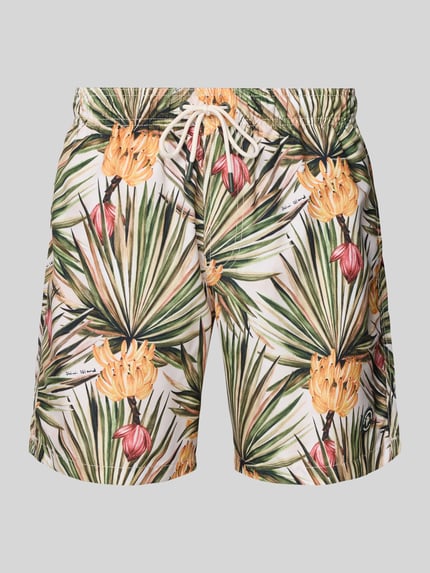 Shiwi Herren Badehose mit Tunnelzug Modell 'Mike' Gruen 1