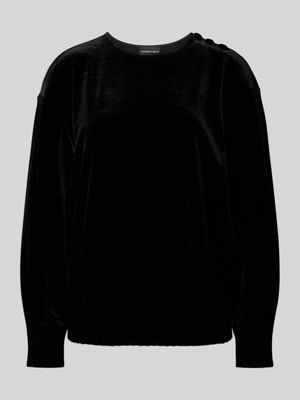 Emporio Armani Longsleeve mit Label-Details Black 2