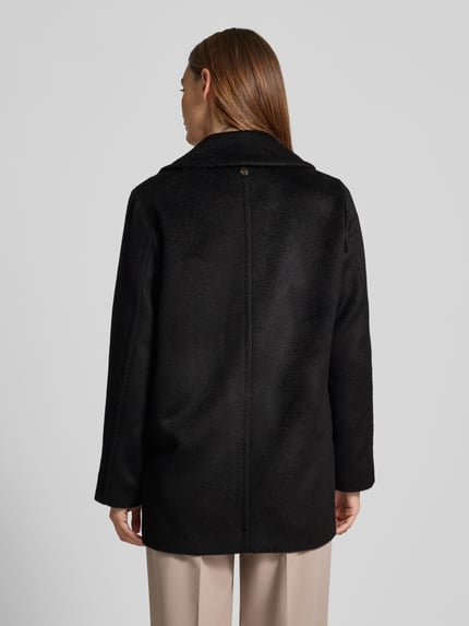 Marc Cain Jack van scheerwolmix met mohair Zwart - 5