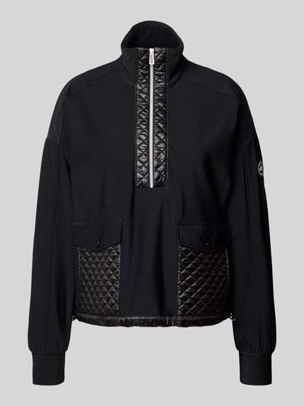Marc Cain Sweatshirt mit Stehkragen Black 2