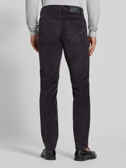 Brax Straight Fit Cordhose aus Baumwoll-Mix Modell 'Mythos Flex Cord' Anthrazit 5