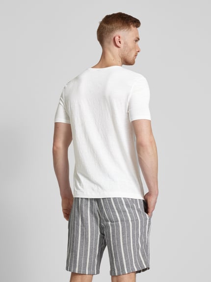 OLYMP Level 5 Regular Fit T-Shirt aus reiner Baumwolle Weiss 5