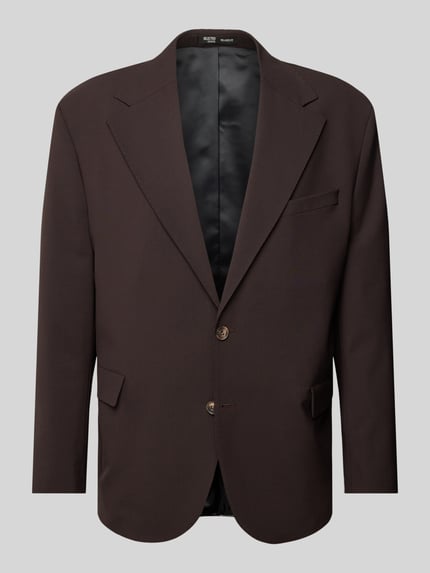 Selected Regular fit 2-knoops colbert met klepzakken, model 'OTTO' Middenbruin - 2