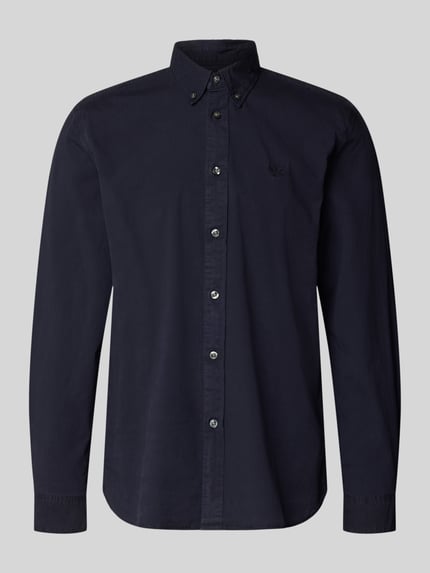 PME Legend Regular Fit Freizeithemd mit Button-Down-Kragen Marine 2