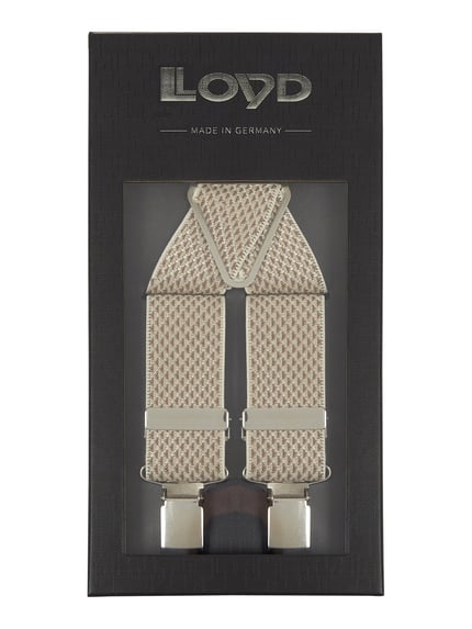 LLOYD Men's Belts Hosenträger in X-Form Ecru 3