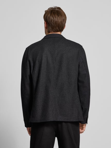 Selected Regular fit overhemdjack van wolmix met reverskraag Middengrijs gemêleerd - 5