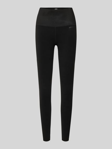 MAGIC Bodyfashion Legginsy termiczne z Szwy działowe Model 'BAMBOO' Czarny 1