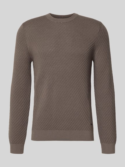 JOOP! COLLECTION Strickpullover aus Woll-Mix Modell 'Dariono' Beige 2