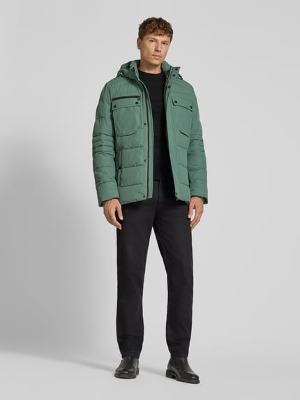 LERROS Steppjacke mit Kapuze und Brusttaschen Lind 1