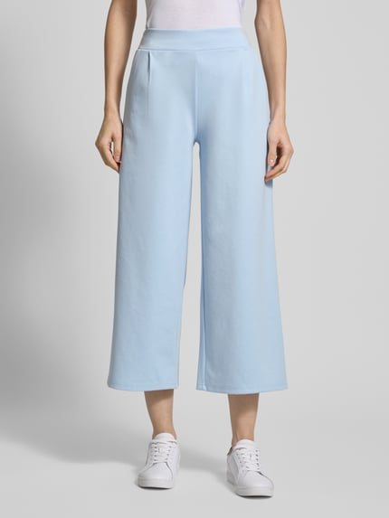 ICHI Stoffen broek met steekzakken Lichtblauw - 4