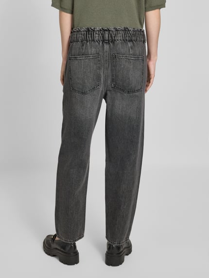 Jake*s Casual Jeans met elastische band in used-look Middengrijs - 5
