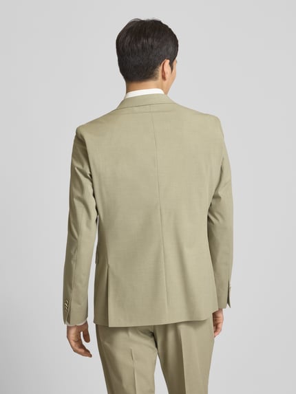 s.Oliver BLACK LABEL Slim fit colbert van gem6eleerde stretch Lichtgroen - 5
