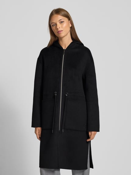 COMMA Mantel mit Kapuze Black 4