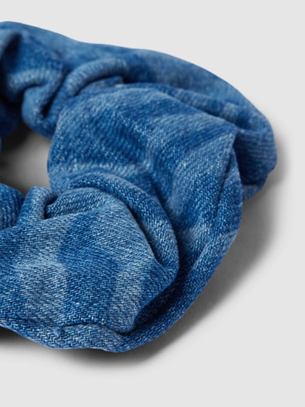 WOUF Scrunchie in Denim-Optik Jeansblau 2