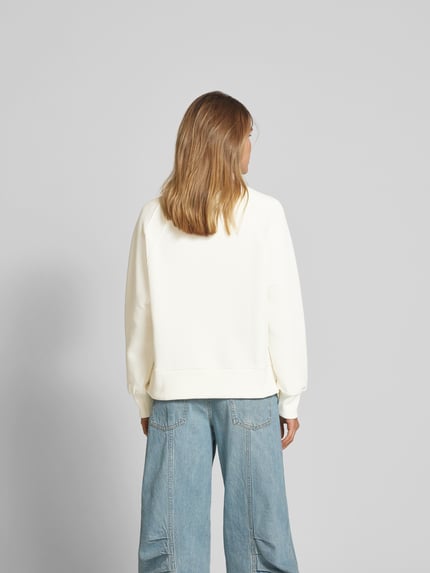 VARLEY Sweatshirt mit gerippten Abschlüssen Ecru 5