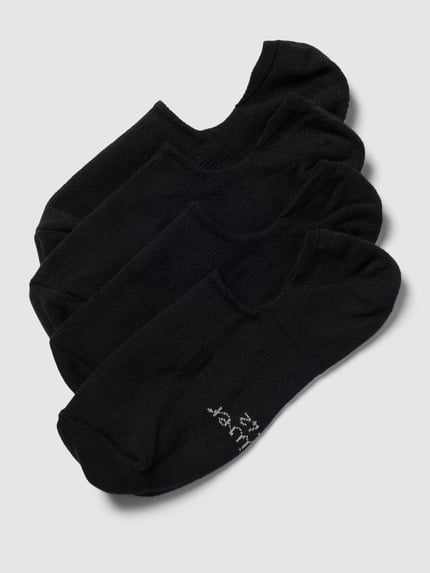 s.Oliver RED LABEL Footies met stretch in een set van 4 Zwart - 1