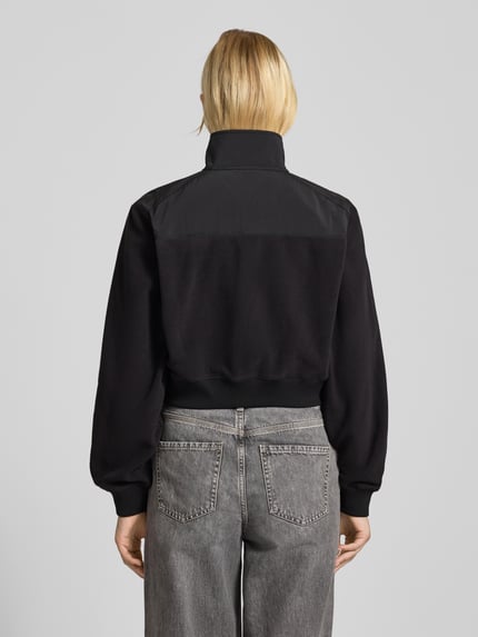 Tommy Jeans Bluza rozpinana o kroju regular fit z polaru Czarny 5