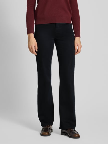 ANGELS Stoffen broek met 5-pocketmodel, model 'LARA' Marineblauw - 4