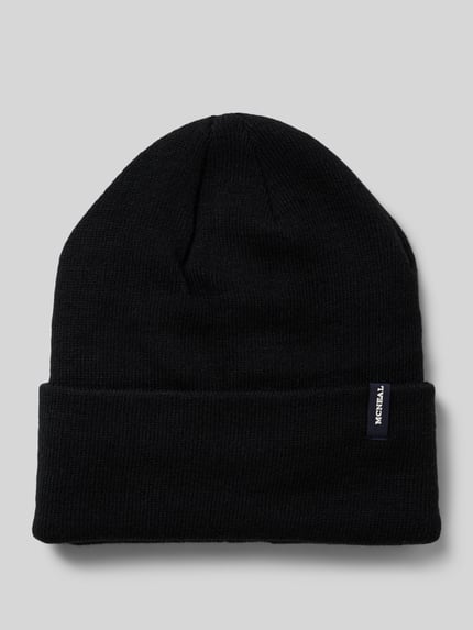 MCNEAL Beanie mit Label-Detail Black 1