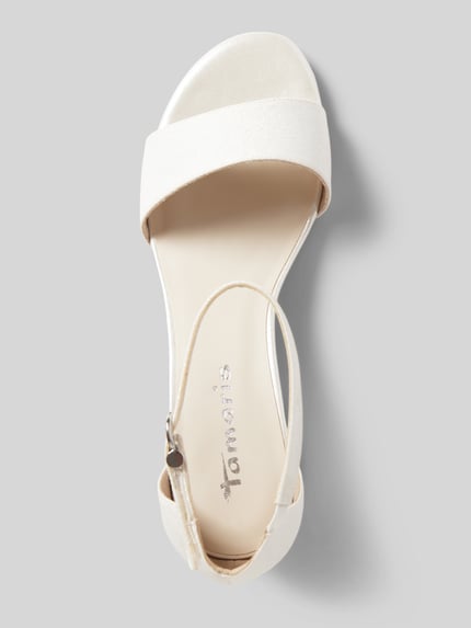 Tamaris High Heels mit Dornschließe Weiss 3