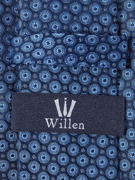 Willen Stropdas van zijde (7 cm) Bleu - 2