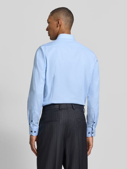 OLYMP Level 5 Regular Fit Businesshemd mit Kontrastkragen-Innenseite Bleu 5