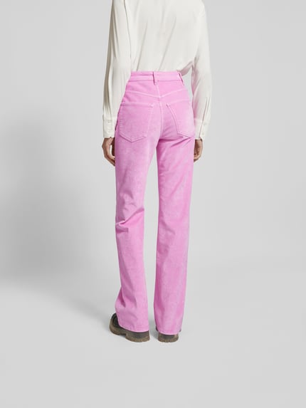 Rabanne Jeans met 5-pocketmodel Felroze - 5