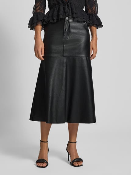Bardot Midirock mit französischen Eingrifftaschen Modell 'KINDRA' Black 4