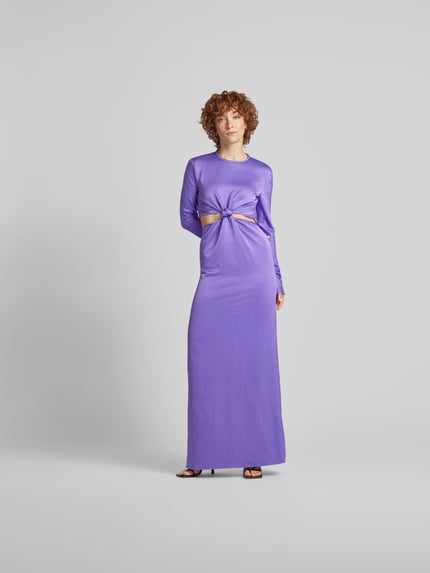 Nanushka Maxi-jurk met cut-outs Paars - 4