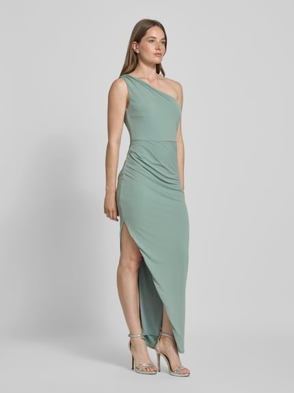 SWING Abendkleid mit seitlicher Raffung Lind 1