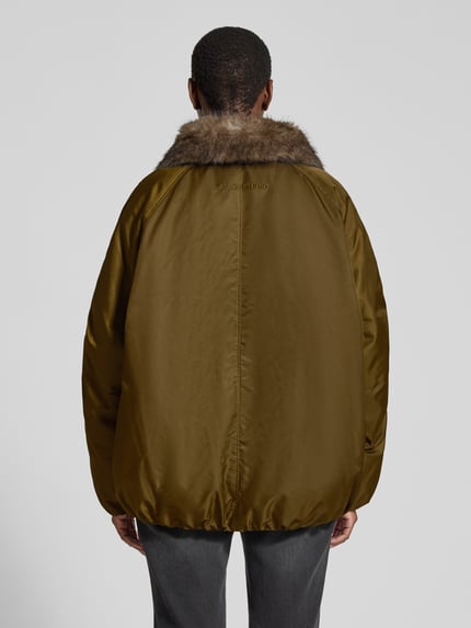 STAND STUDIO Parka mit Webpelzkragen Modell 'Thilda Jacket' Oliv 5
