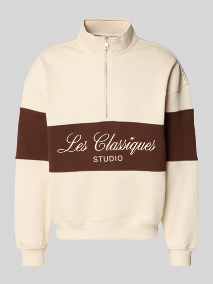 ONLY & SONS Oversized schipperstrui van puur katoen model 'LES CLASSIQUES' Offwhite - 2
