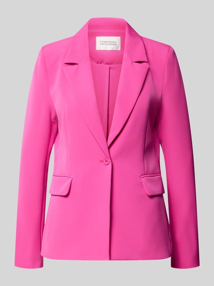 slim fit blazer met klepzakken model 'Isa' Shop The Look MANNEQUINE