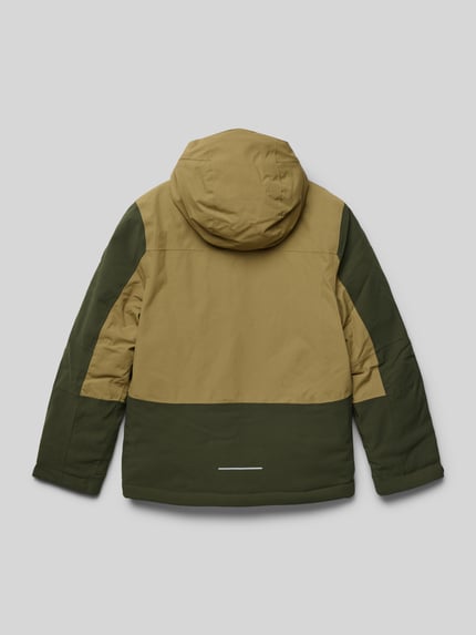 killtec Funktionsjacke mit Label-Print Oliv 3