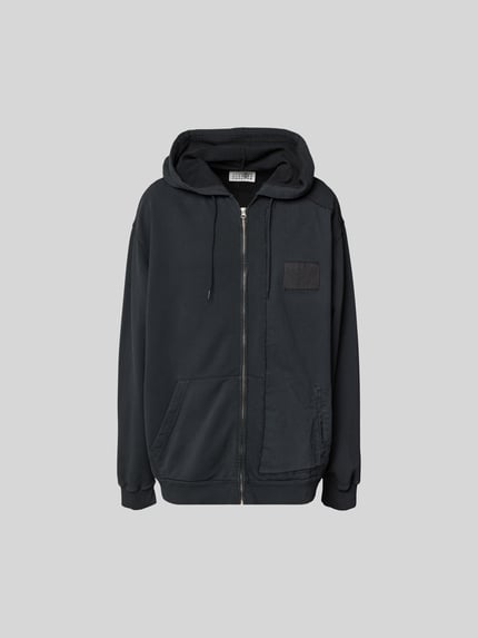 MM6 Maison Margiela Sweatjack met capuchon Zwart - 2