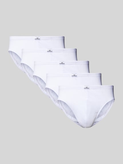 GÖTZBURG 1889 Slip mit Label-Detail im 5er-Pack Weiss 1