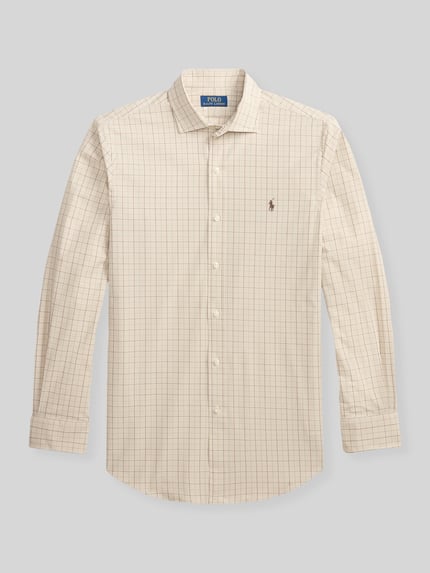 Polo Ralph Lauren Regular Fit Freizeithemd aus Baumwoll-Mix mit Logo-Stitching Beige 2