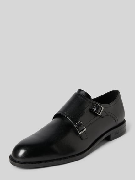 BOSS Schnürschuhe aus echtem Rindsleder Modell 'TAYIL' Black 1