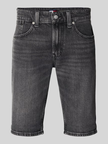 Tommy Jeans Regular Fit Jeansshorts aus Baumwoll-Mix Black 2