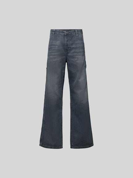 Jeans o szerokim kroju z kieszeniami wpuszczanymi Shop The Look MANNEQUINE