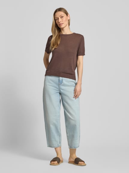 VERO MODA Barrel Fit Wide Leg Jeans aus reiner Baumwolle Modell 'BILLIE' Hellblau 1